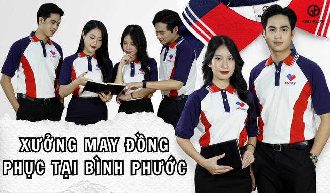 Xưởng may áo đồng phục tại Bình Phước