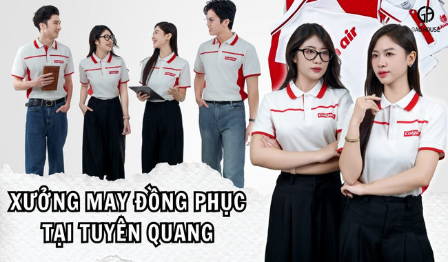 xưởng may áo đồng phục tại Tuyên Quang