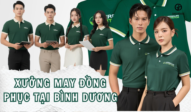 Xưởng may áo đồng phục tại Bình Dương