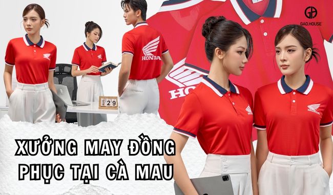 Xưởng may áo đồng phục tại Cà Mau