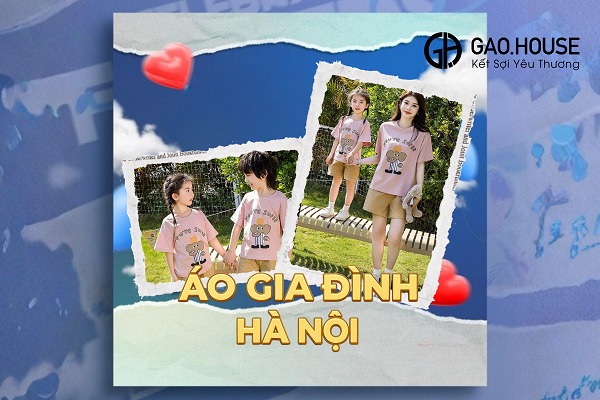 Mẫu áo gia đình Hà Nội