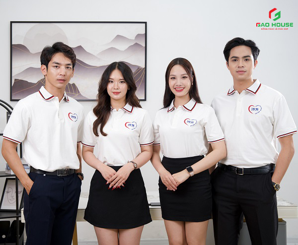 áo polo đồng phục họp lớp 25 năm màu trắng
