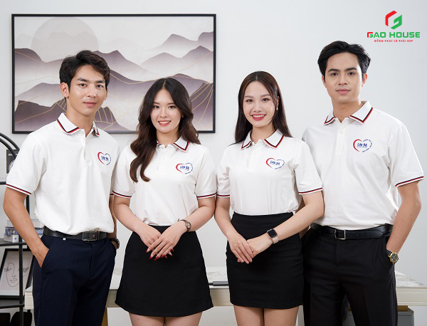 áo polo đồng phục họp lớp 25 năm màu trắng