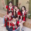 áo lớp polo jersey kẻ sọc
