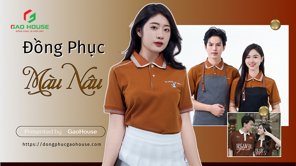 áo đồng phục màu nâu