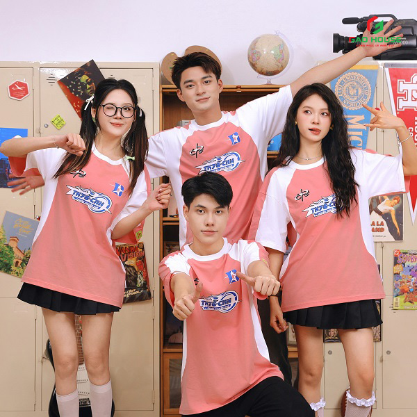 áo lớp hồng sportemix