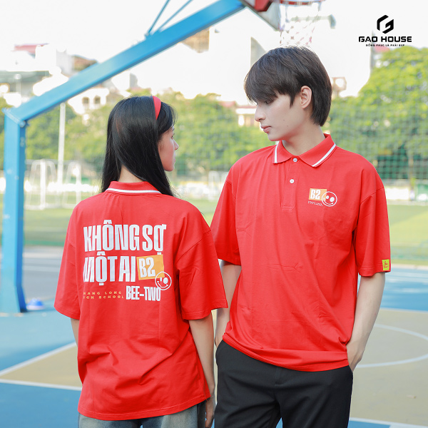 áo lớp màu đỏ sportemix