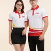 áo 3d màu trắng phối đỏ
