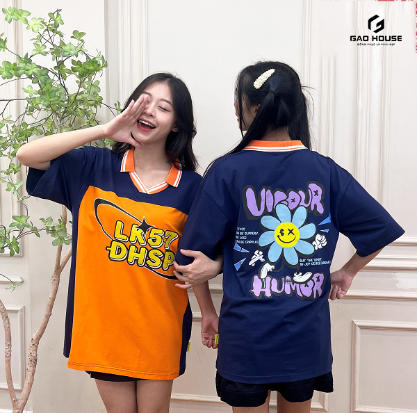 áo đồng phục lớp màu xanh dương
