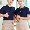 áo đồng phục nhà hàng màu xanh than