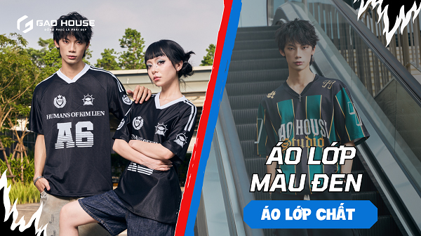 áo lớp màu đen