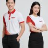 áo polo 3d màu trắng đỏ