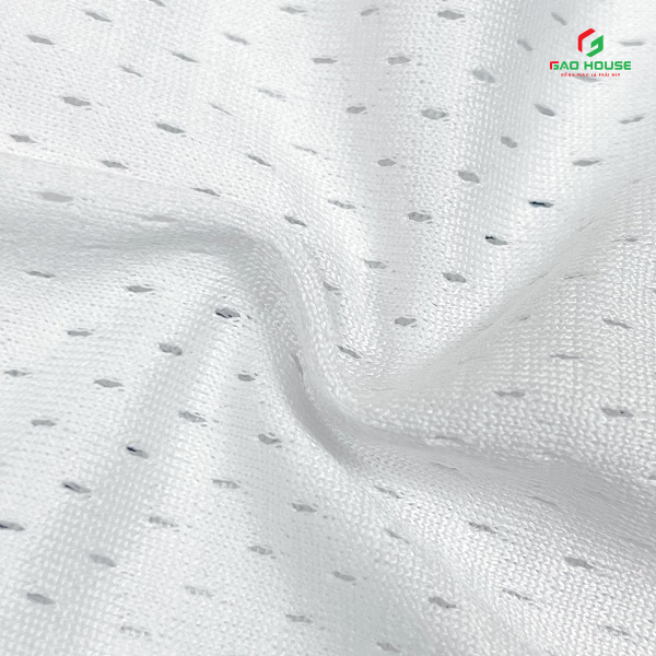vải lưới may áo lớp trắng giá rẻ