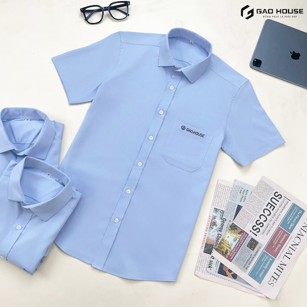 Vải Katex may đồng phục công ty Hà Nội