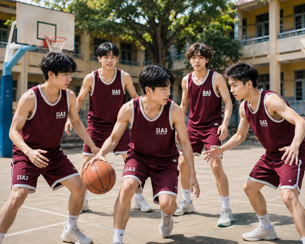áo lớp tank top màu đỏ mận