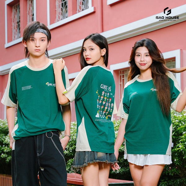 áo thun lớp cổ tròn tại hải dương