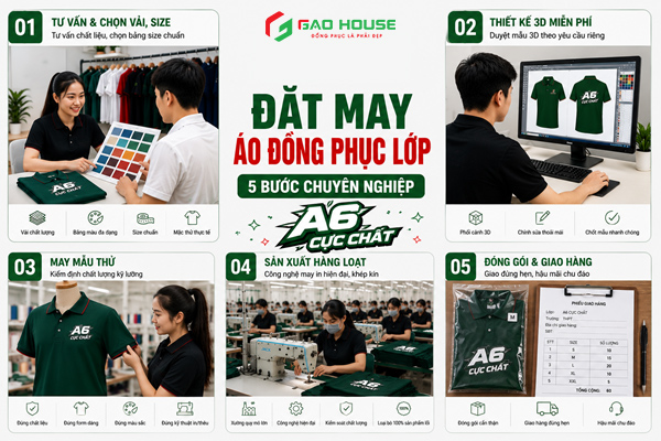 đặt may áo đồng phục lớp tại đồng nai