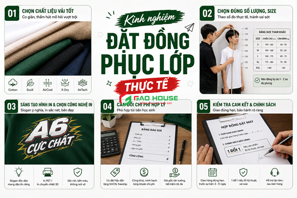 kinh nghiệm đặt đồng phục lớp tại bình dương thực tế