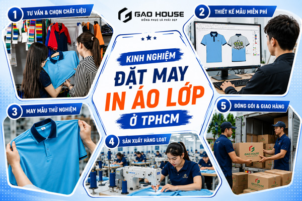 kinh nghiệm may áo lớp ở tphcm 