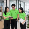 áo thun đồng phục màu xanh lá