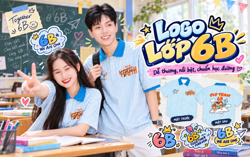 Logo lớp 6b
