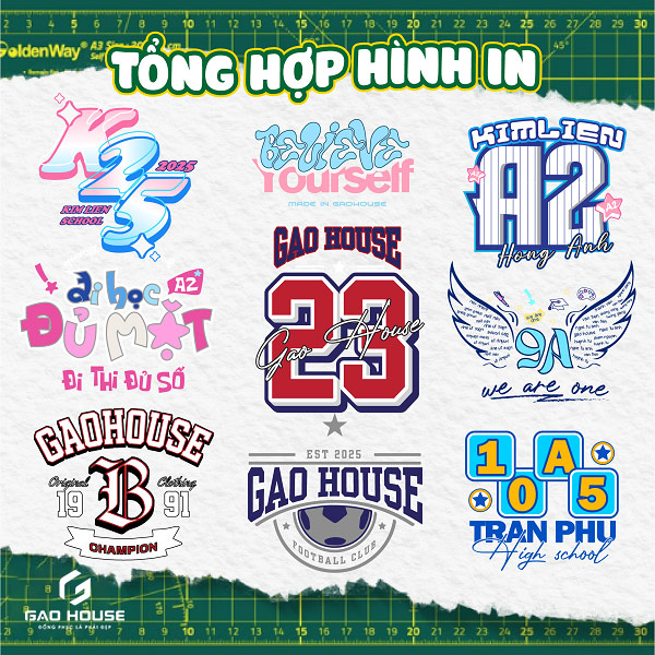 Nét vẽ Doodle tia chớp sáng tạo mang lại visual năng động cho lớp 7A1
