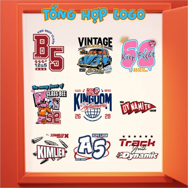 Thiết kế logo lớp A3 kết hợp câu slogan tiếng Anh ý nghĩa We Are One in sắc nét giữa ngực áo đồng phục